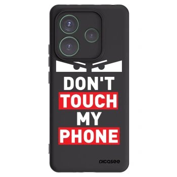 Picasee crna silikonska maskica za Xiaomi Redmi Note 14 5G - Shadow Eye - Transparent
