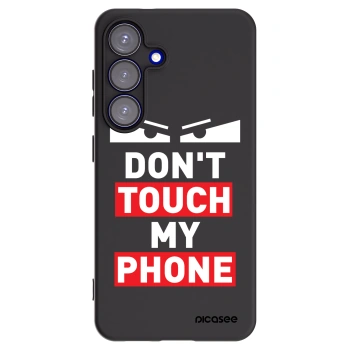 Picasee crna silikonska maskica za Samsung Galaxy S25 5G - Shadow Eye - Transparent