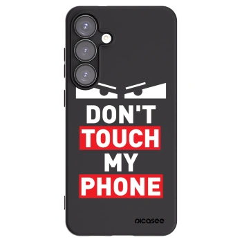 Picasee crna silikonska maskica za Samsung Galaxy S25+ 5G - Shadow Eye - Transparent