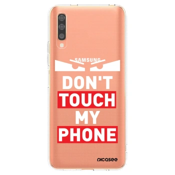 Picasee silikonska prozirna maskica za Samsung Galaxy A70 A705F - Shadow Eye - Transparent