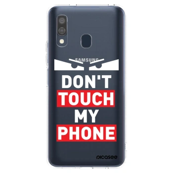 Picasee silikonska prozirna maskica za Samsung Galaxy A40 A405F - Shadow Eye - Transparent