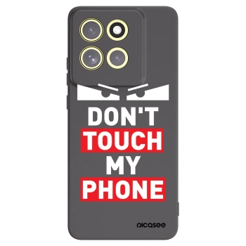 Picasee crna silikonska maskica za Motorola Moto G86 5G - Shadow Eye - Transparent