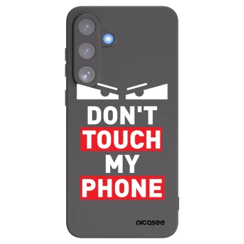 Picasee crna silikonska maskica za Samsung Galaxy S25 FE 5G - Shadow Eye - Transparent