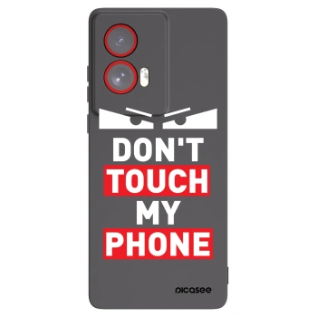 Picasee crna silikonska maskica za Motorola Edge 50 Fusion - Shadow Eye - Transparent