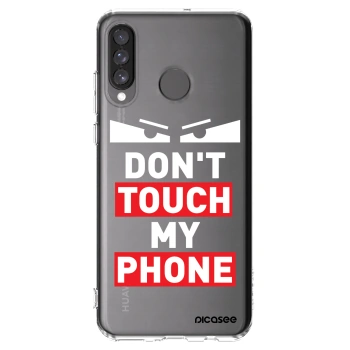 Picasee silikonska prozirna maskica za Huawei P30 Lite - Shadow Eye - Transparent