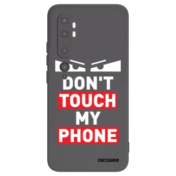 Picasee crna silikonska maskica za Xiaomi Mi Note 10 (Pro) - Shadow Eye - Transparent