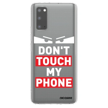 Picasee silikonska prozirna maskica za Samsung Galaxy S20 G980F - Shadow Eye - Transparent