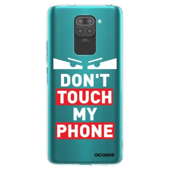 Picasee crna silikonska maskica za Xiaomi Redmi Note 9 - Shadow Eye - Transparent