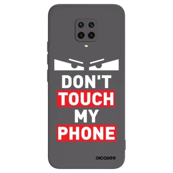 Picasee crna silikonska maskica za Xiaomi Redmi Note 9S - Shadow Eye - Transparent