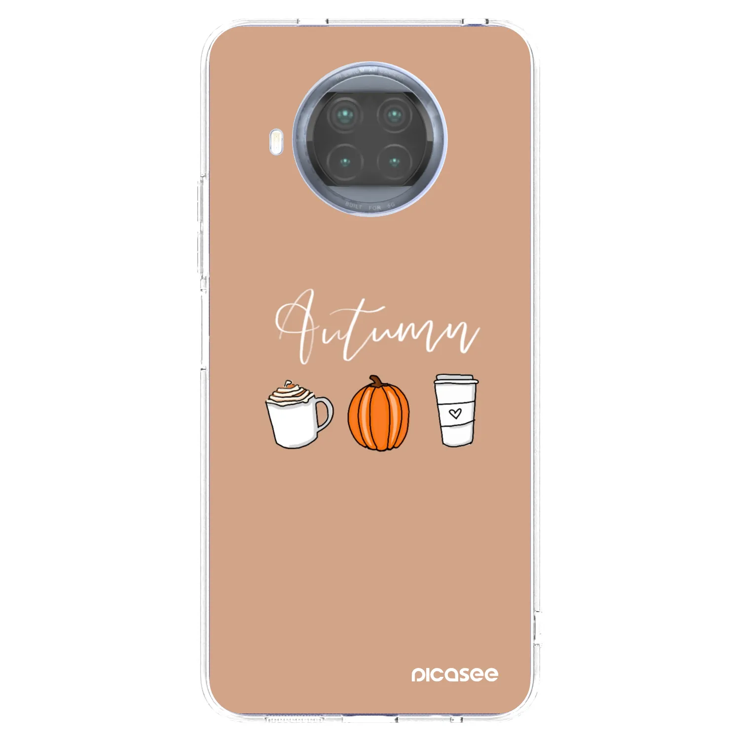 Picasee silikonska prozirna maskica za Xiaomi Mi 10T Lite - Autumn