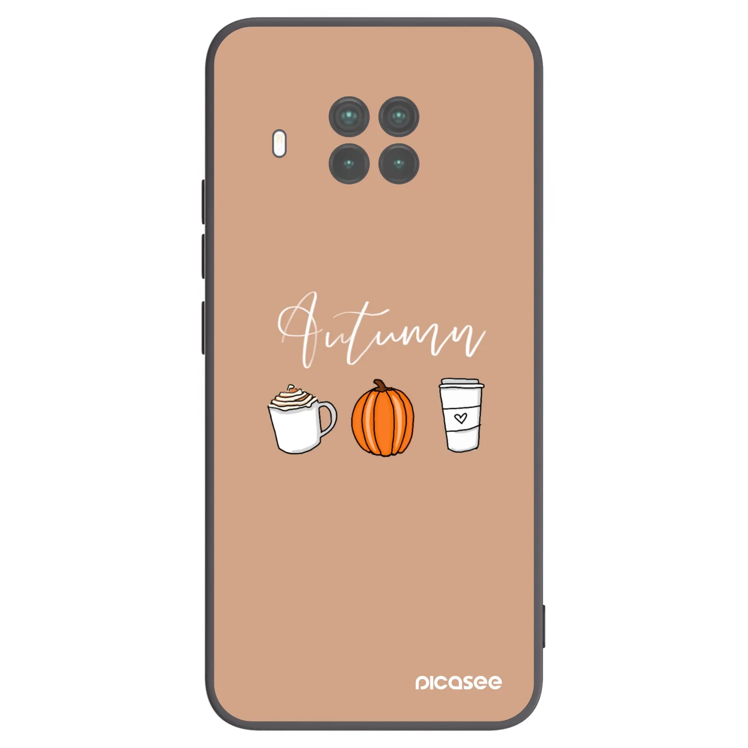 Picasee crna silikonska maskica za Xiaomi Mi 10T Lite - Autumn
