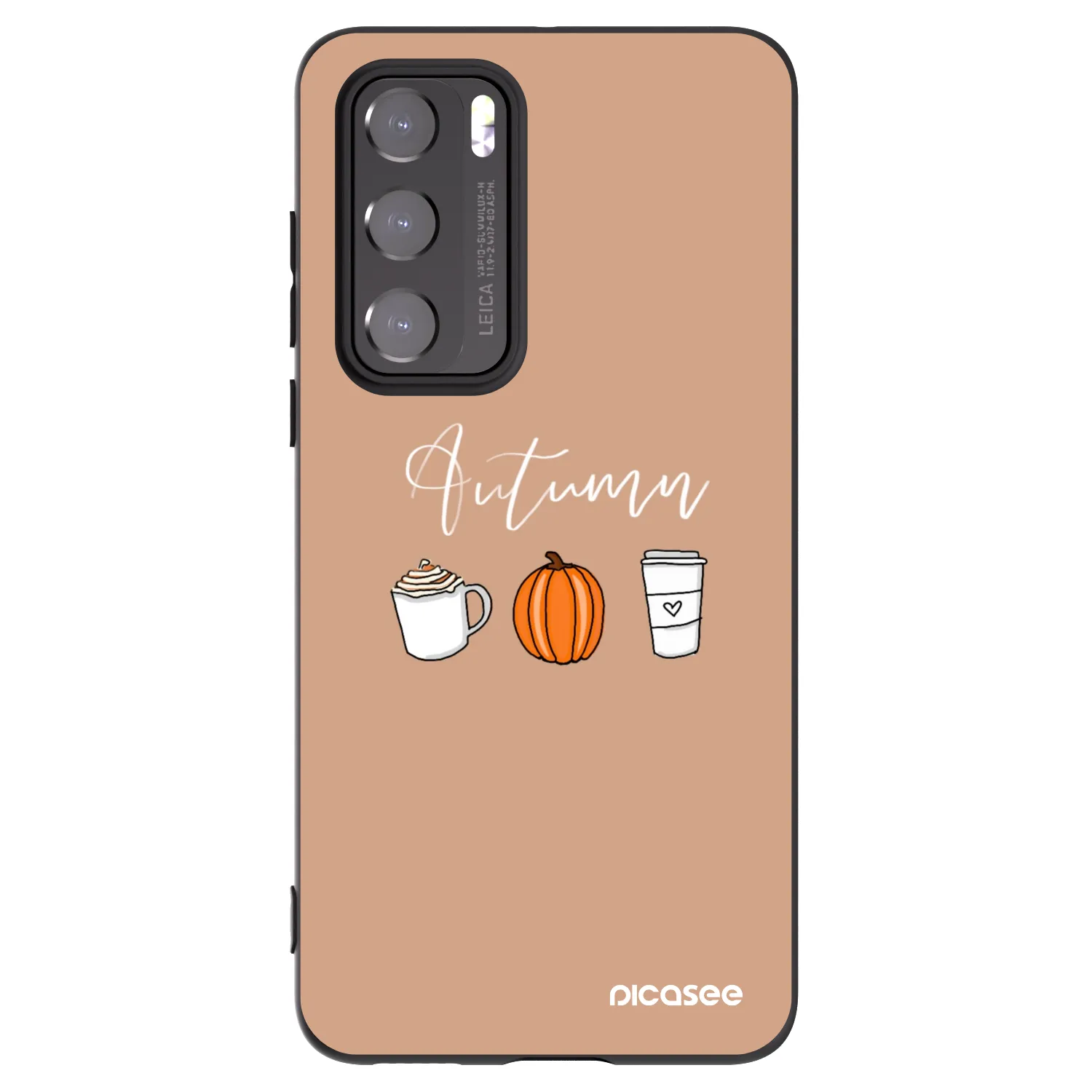 Picasee crna silikonska maskica za Huawei P40 - Autumn