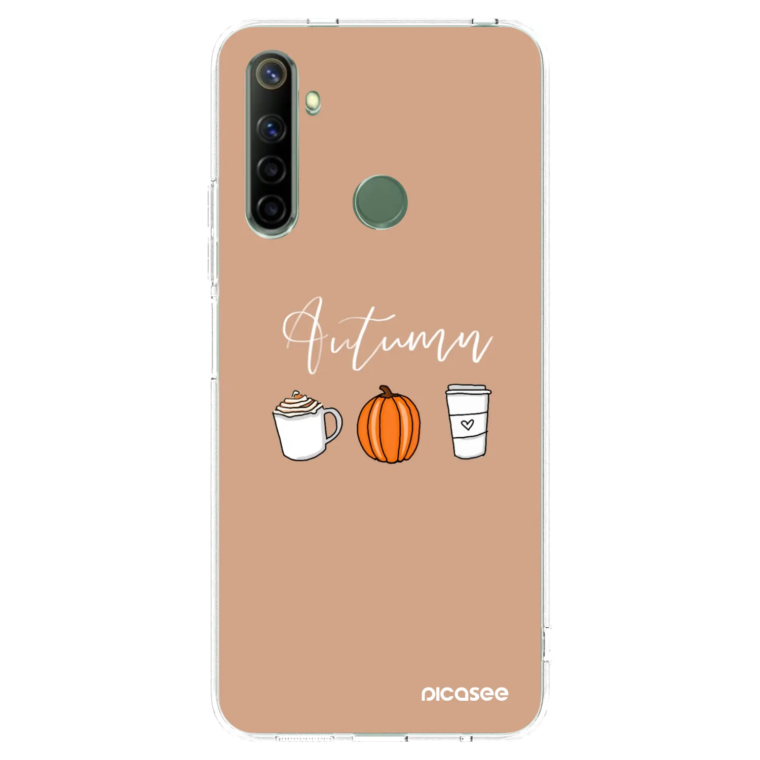 Picasee silikonska prozirna maskica za Realme 6i - Autumn