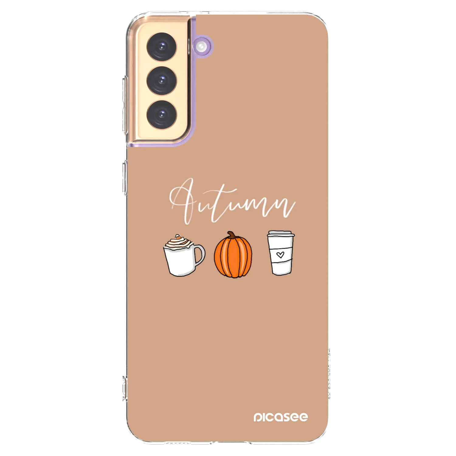 Picasee silikonska prozirna maskica za Samsung Galaxy S21+ 5G G996F - Autumn