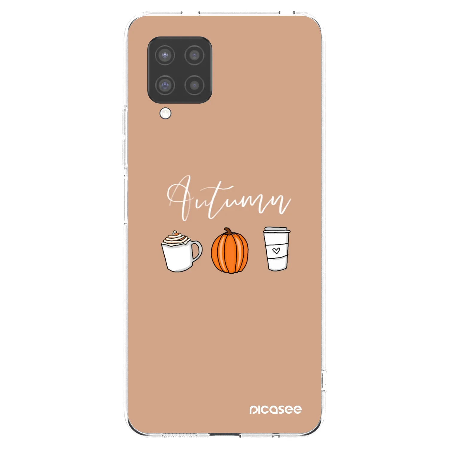 Picasee silikonska prozirna maskica za Samsung Galaxy A42 A426B - Autumn