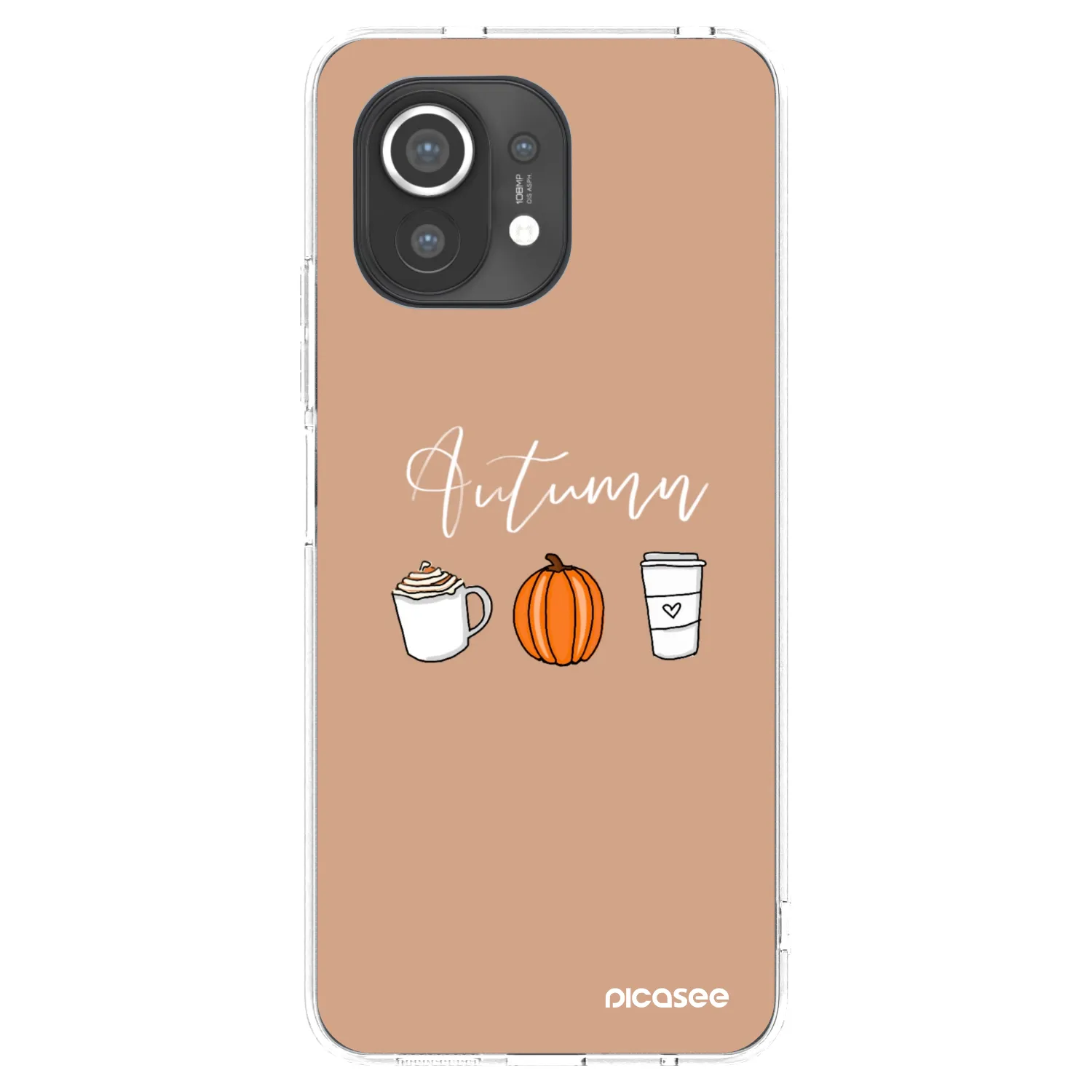Picasee silikonska prozirna maskica za Xiaomi Mi 11 - Autumn
