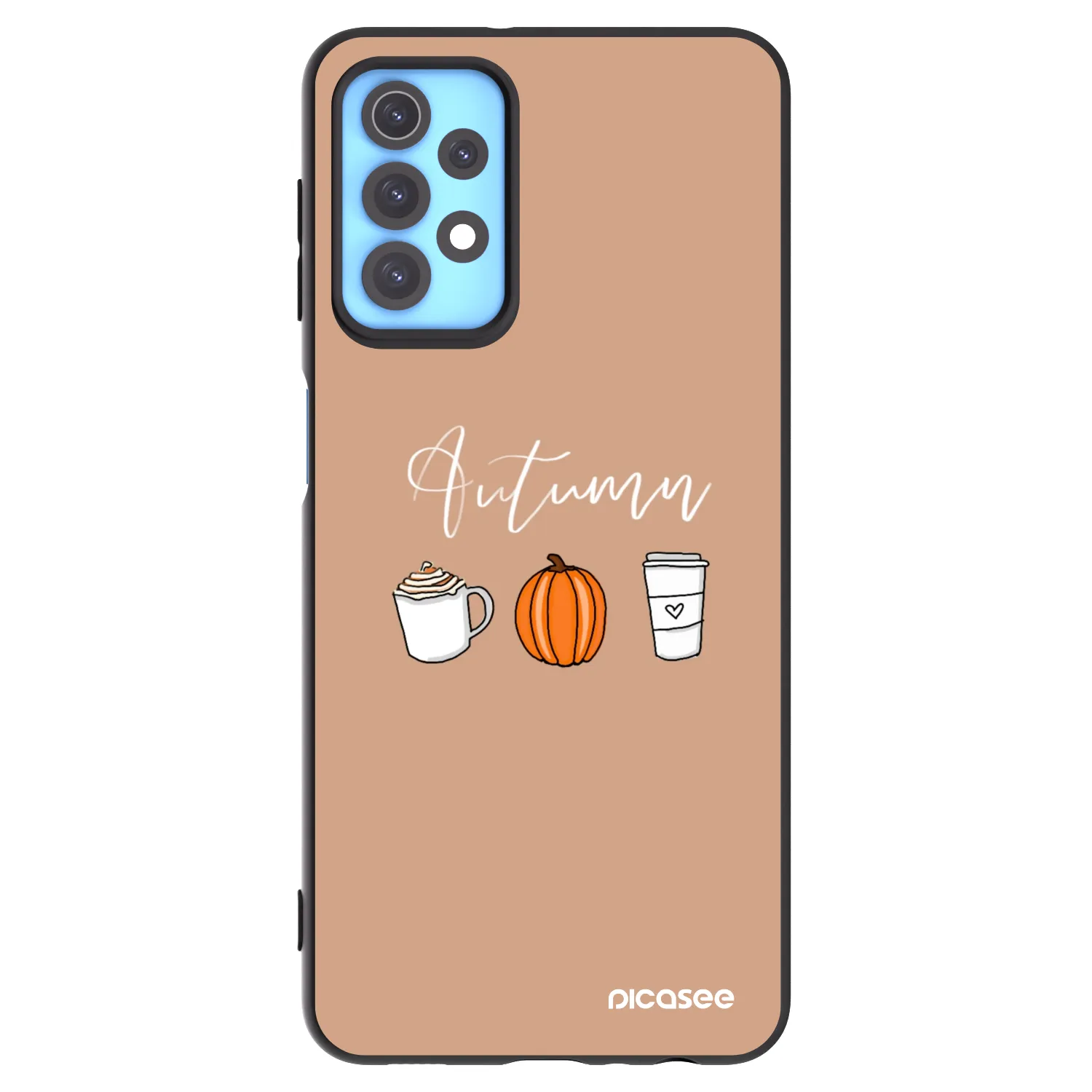 Picasee crna silikonska maskica za Samsung Galaxy A32 4G SM-A325F - Autumn