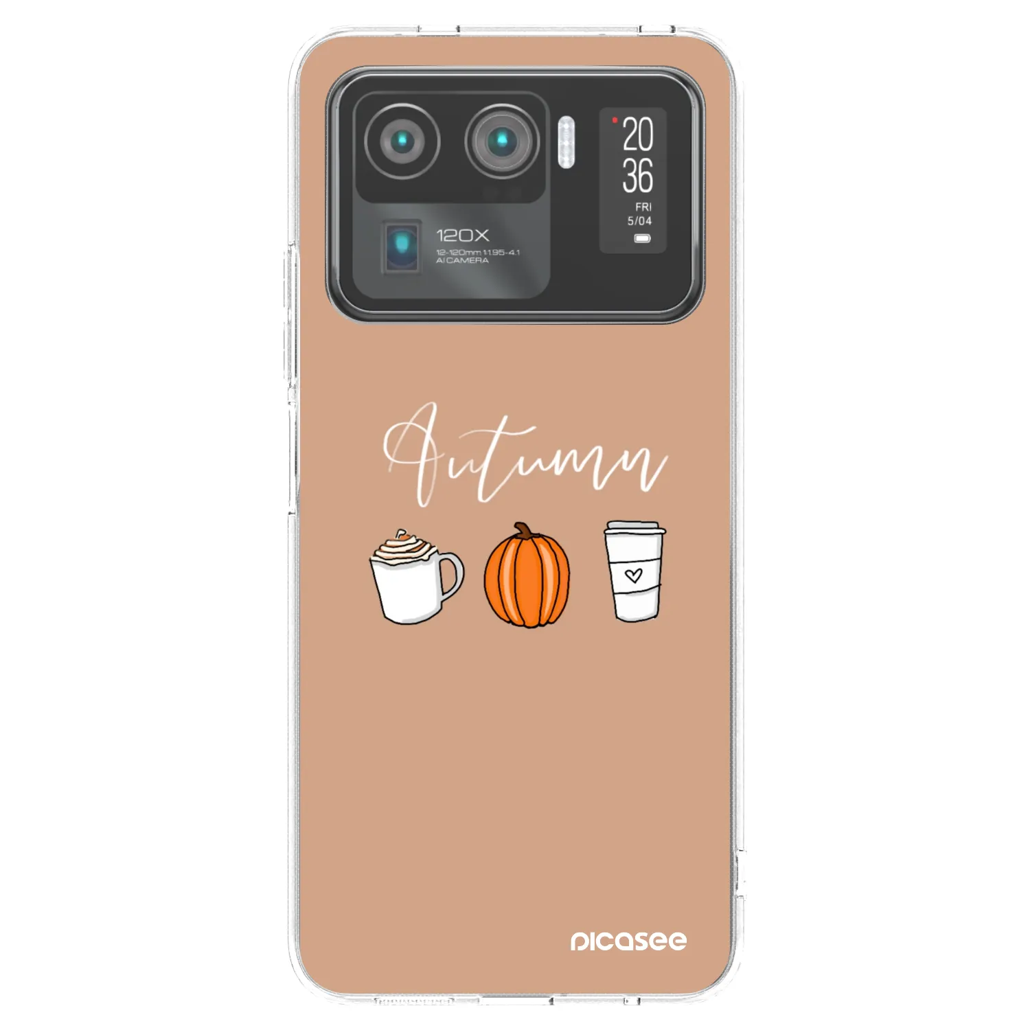 Picasee silikonska prozirna maskica za Xiaomi Mi 11 Ultra - Autumn