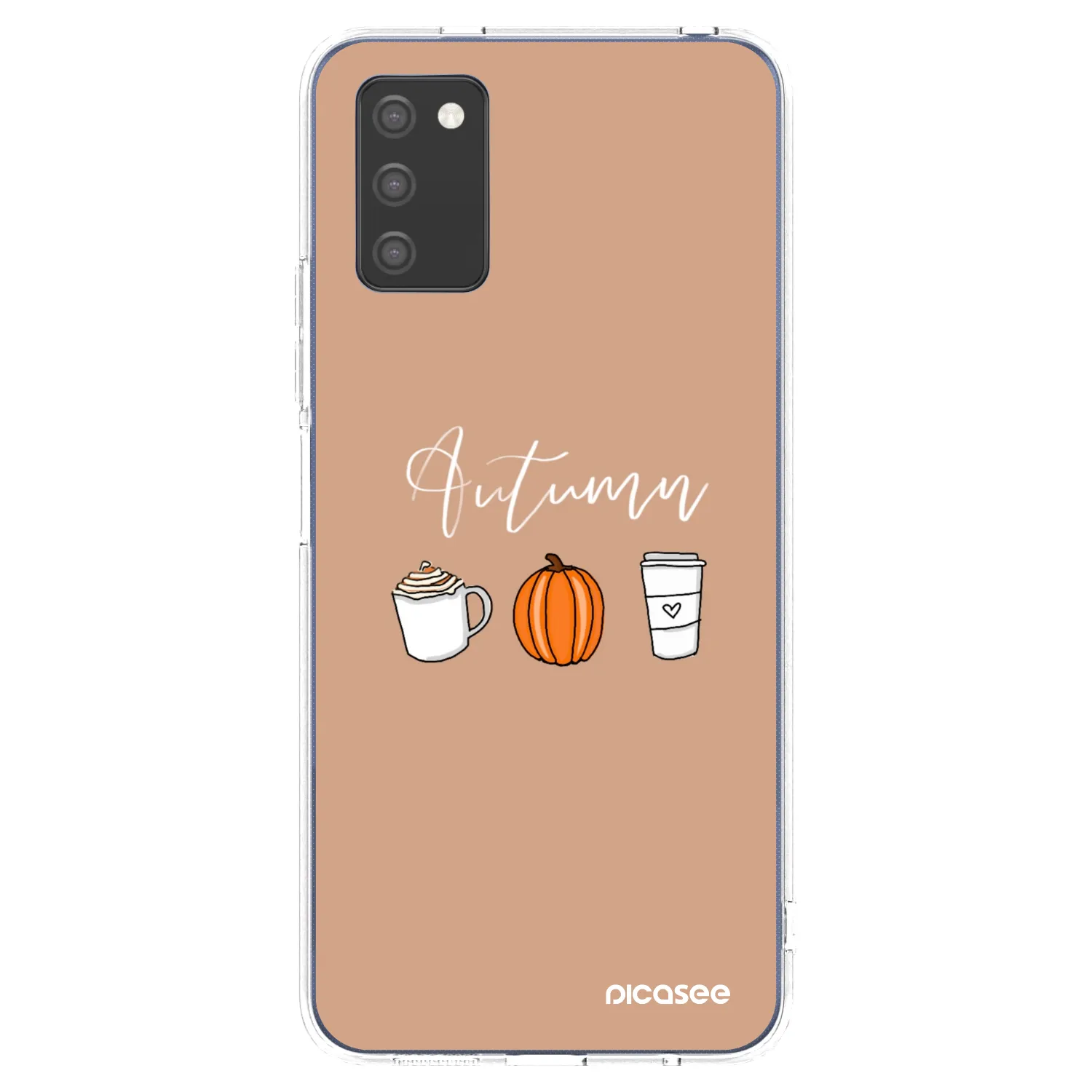 Picasee silikonska prozirna maskica za Samsung Galaxy A02s A025G - Autumn