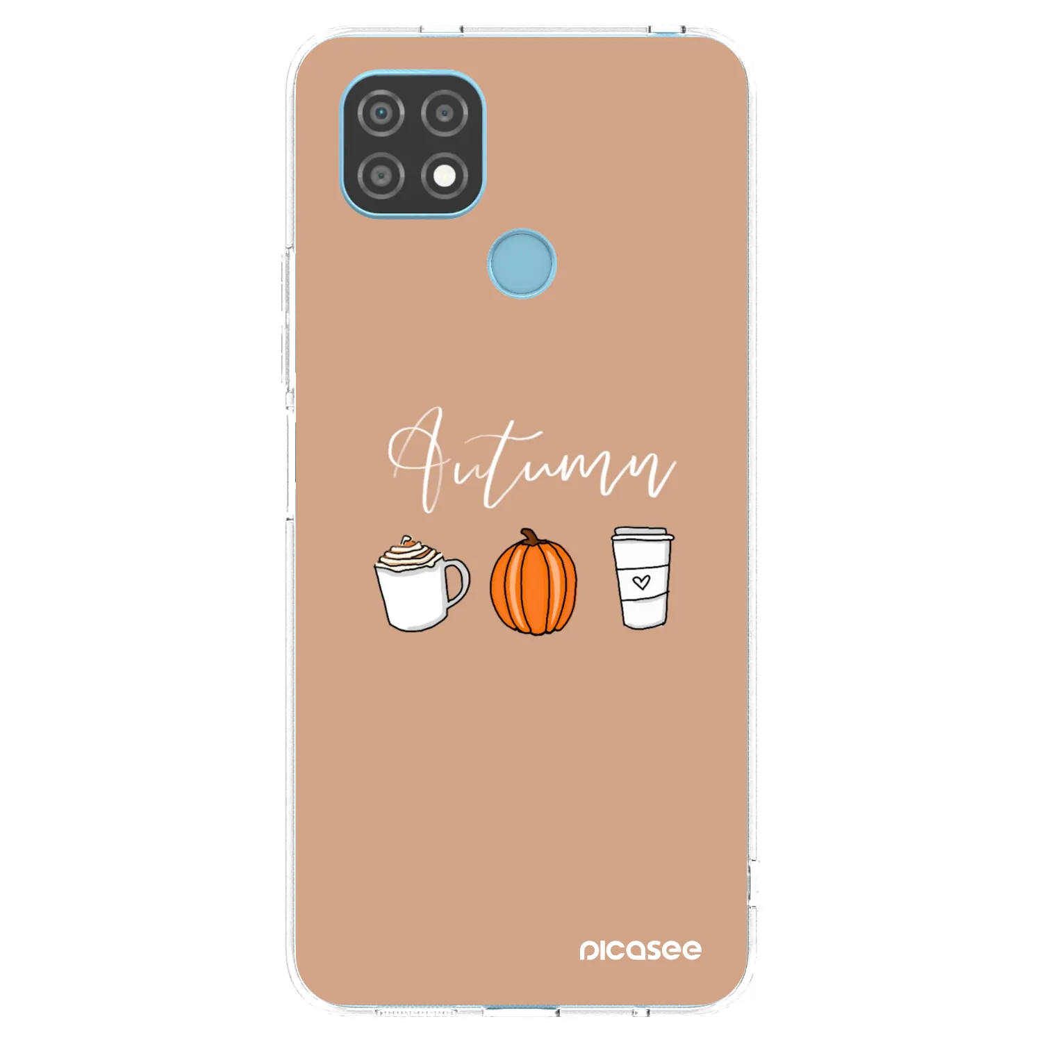 Picasee silikonska prozirna maskica za Realme C21 - Autumn