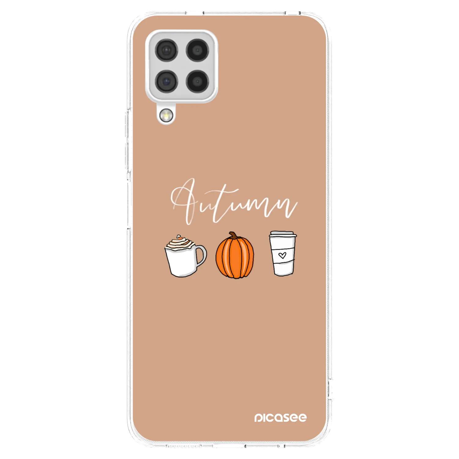 Picasee silikonska prozirna maskica za Samsung Galaxy A22 A225F 4G - Autumn