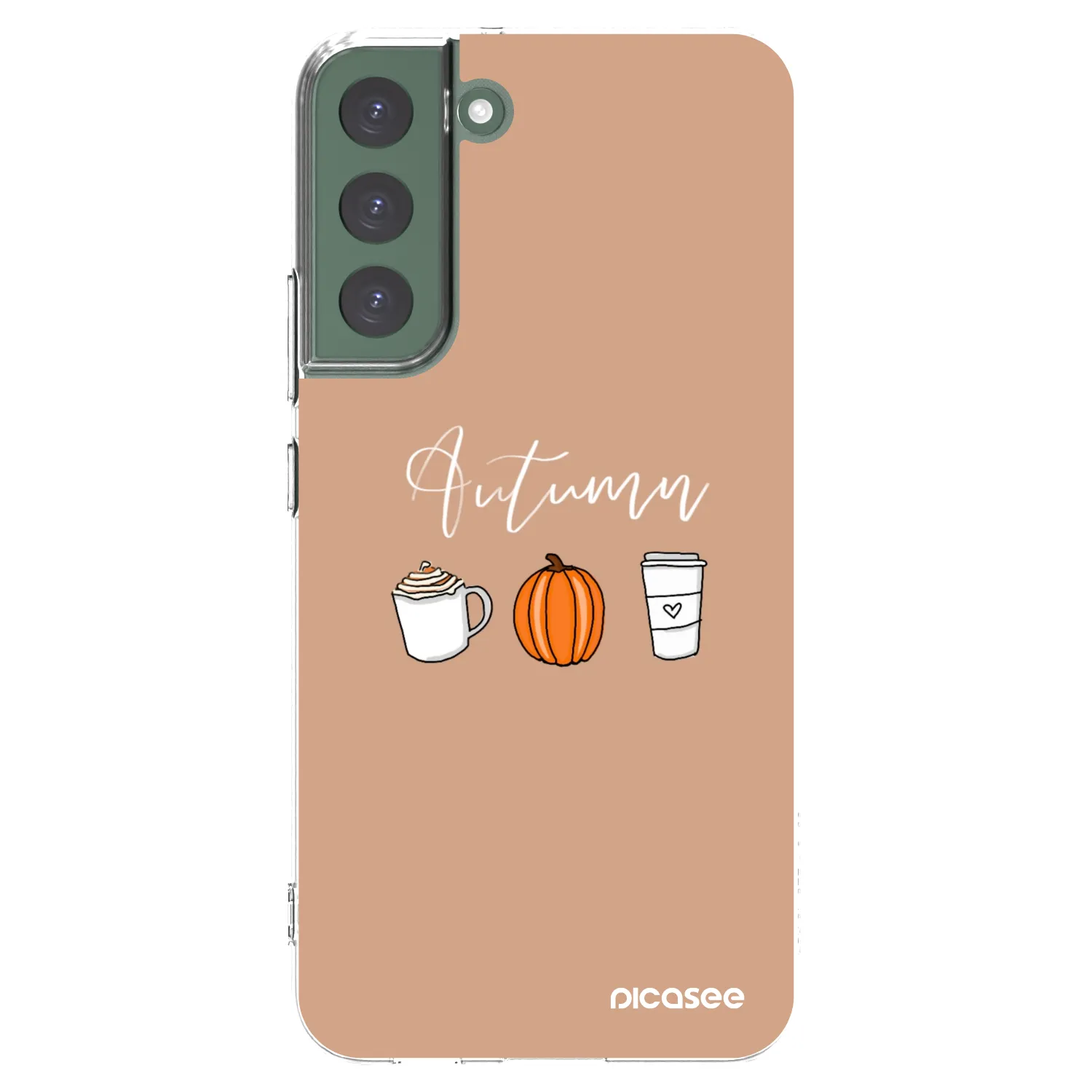 Picasee silikonska prozirna maskica za Samsung Galaxy S22+ 5G - Autumn