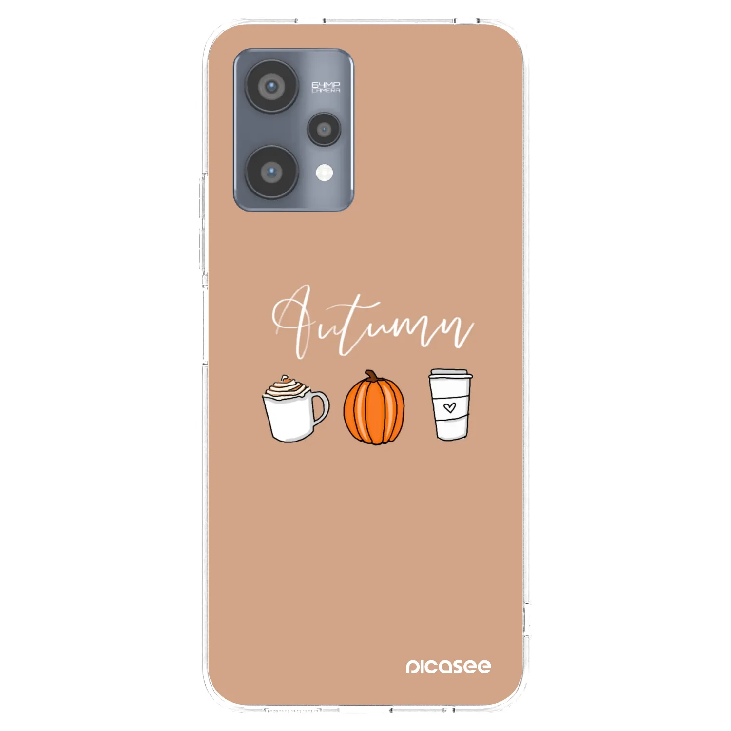 Picasee silikonska prozirna maskica za Realme 9 Pro 5G - Autumn