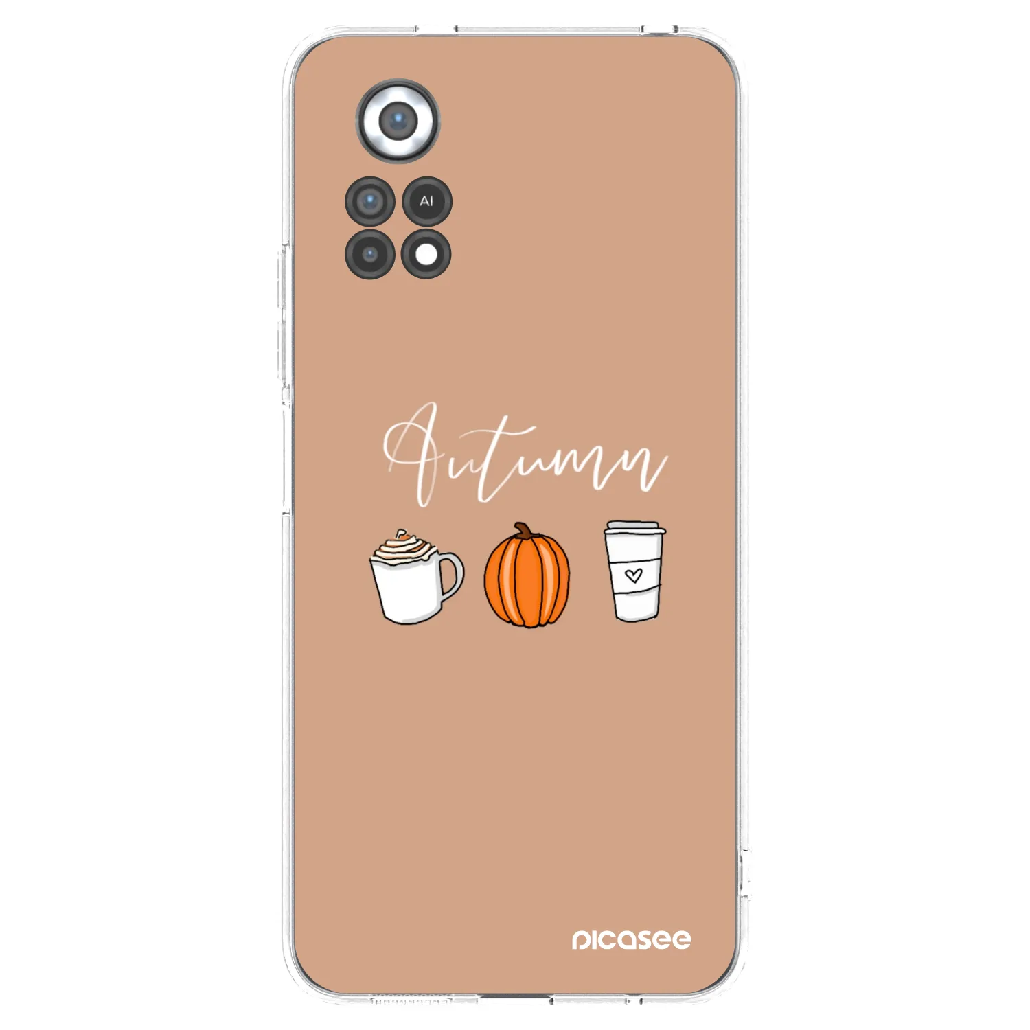 Picasee silikonska prozirna maskica za Xiaomi Poco X4 Pro 5G - Autumn