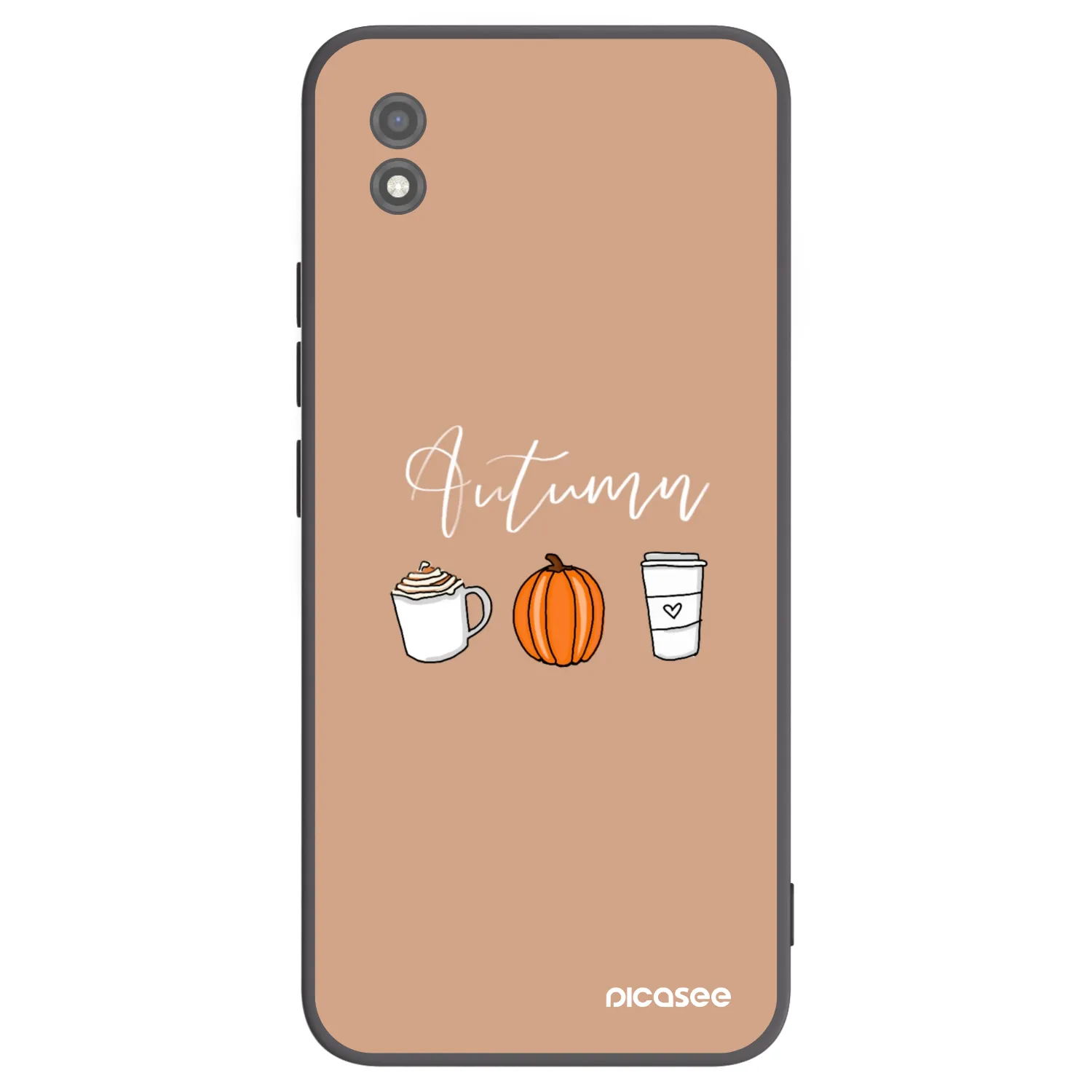Picasee crna silikonska maskica za Realme C11 (2021) - Autumn