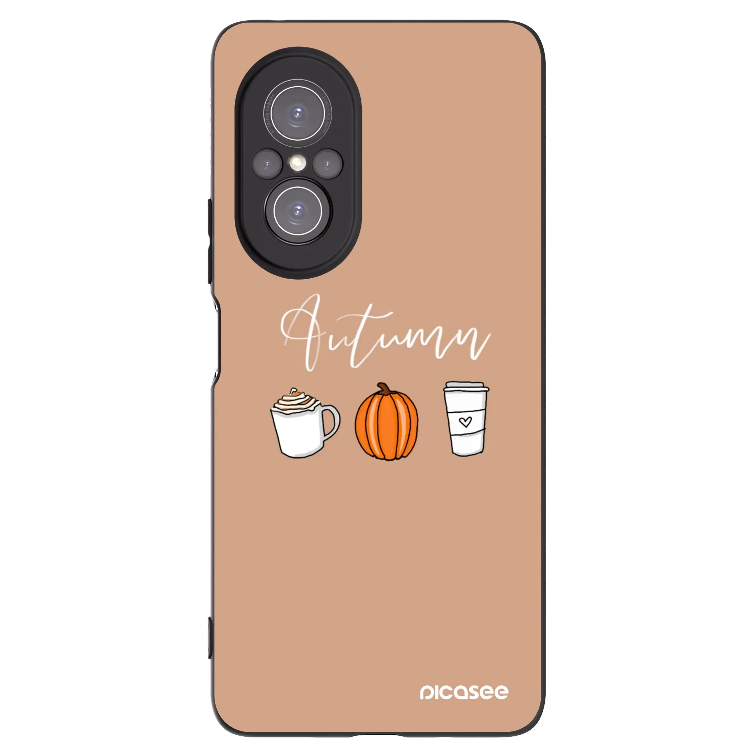 Picasee crna silikonska maskica za Huawei Nova 9 SE - Autumn