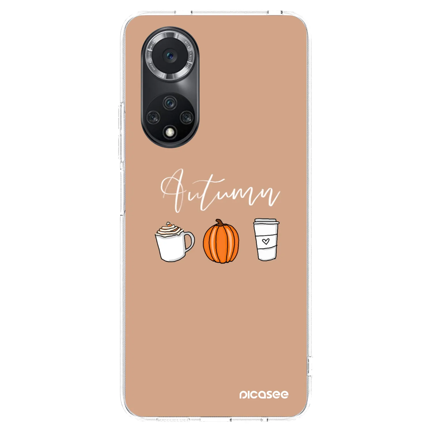 Picasee silikonska prozirna maskica za Huawei Nova 9 SE - Autumn