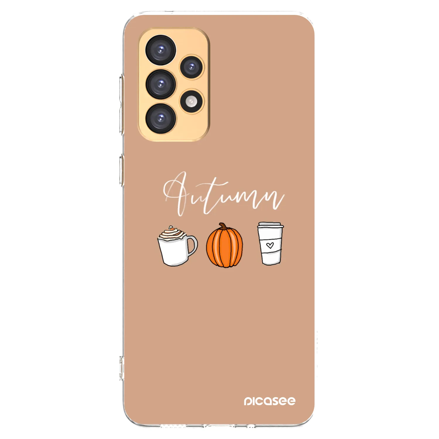Picasee silikonska prozirna maskica za Samsung Galaxy A33 5G A336 - Autumn