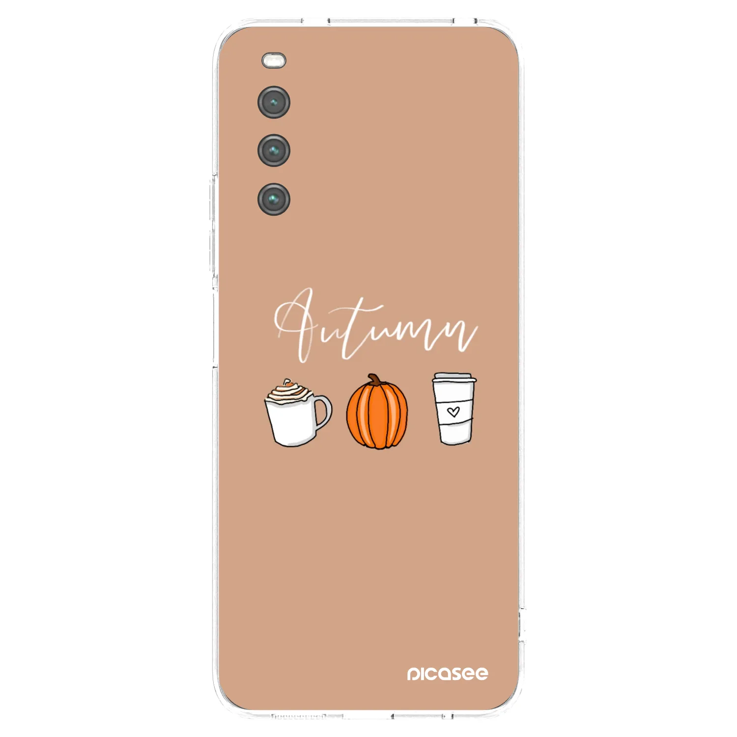Picasee silikonska prozirna maskica za Sony Xperia 10 IV 5G - Autumn