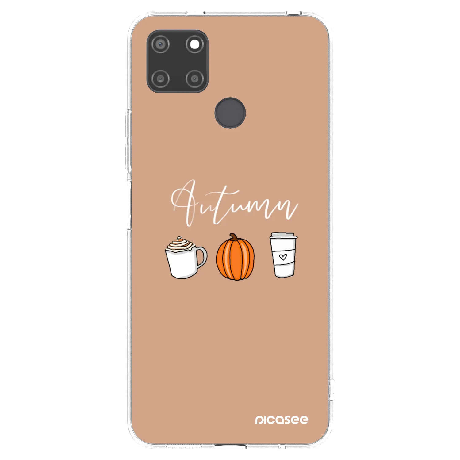 Picasee silikonska prozirna maskica za Realme C21Y - Autumn