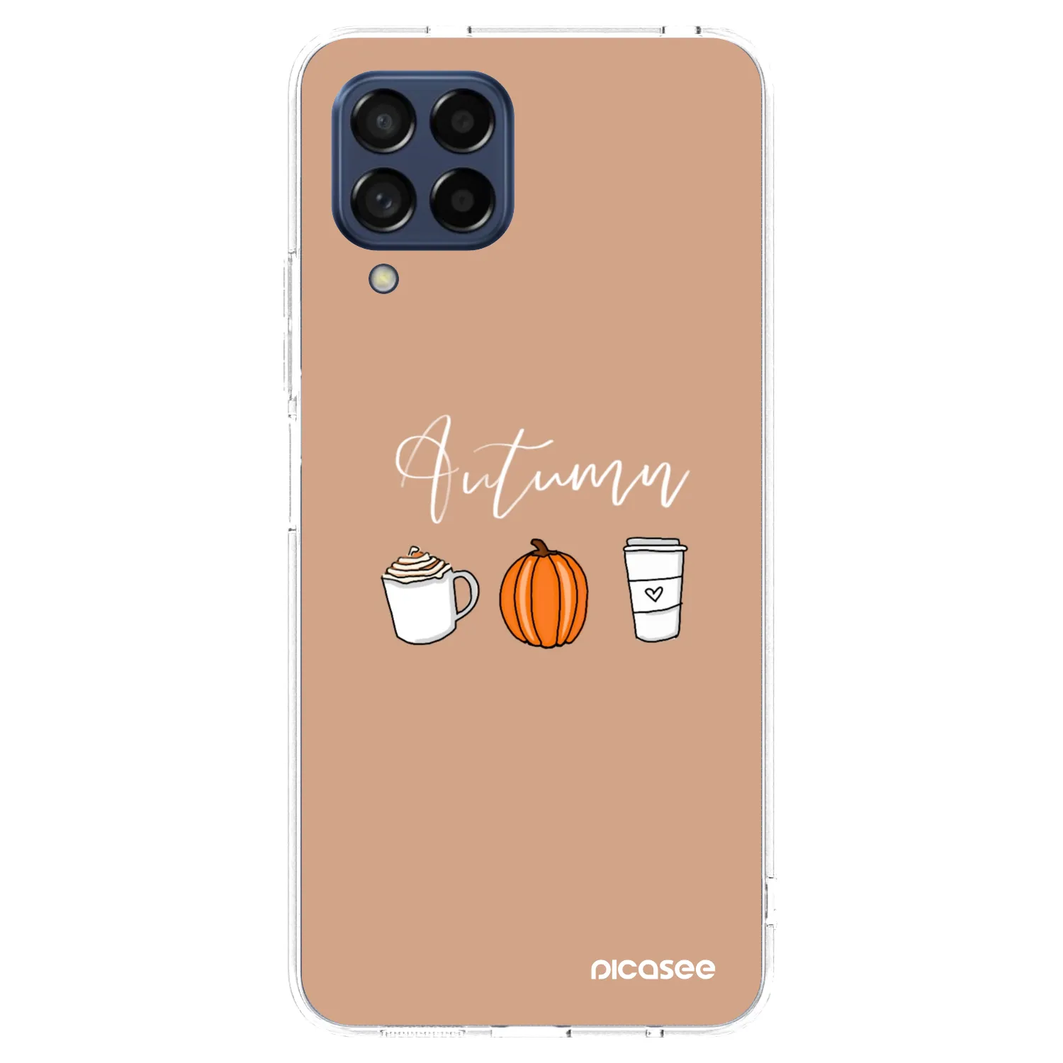 Picasee silikonska prozirna maskica za Samsung Galaxy M53 5G - Autumn