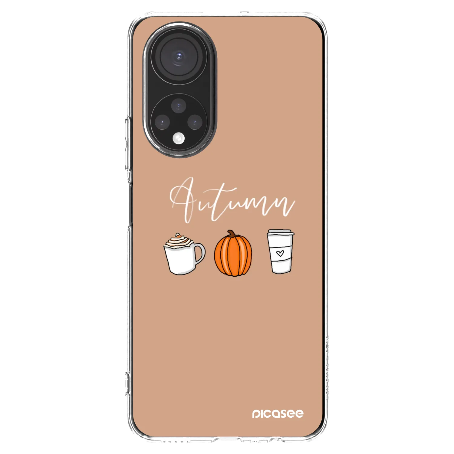 Picasee silikonska prozirna maskica za Honor X7 - Autumn