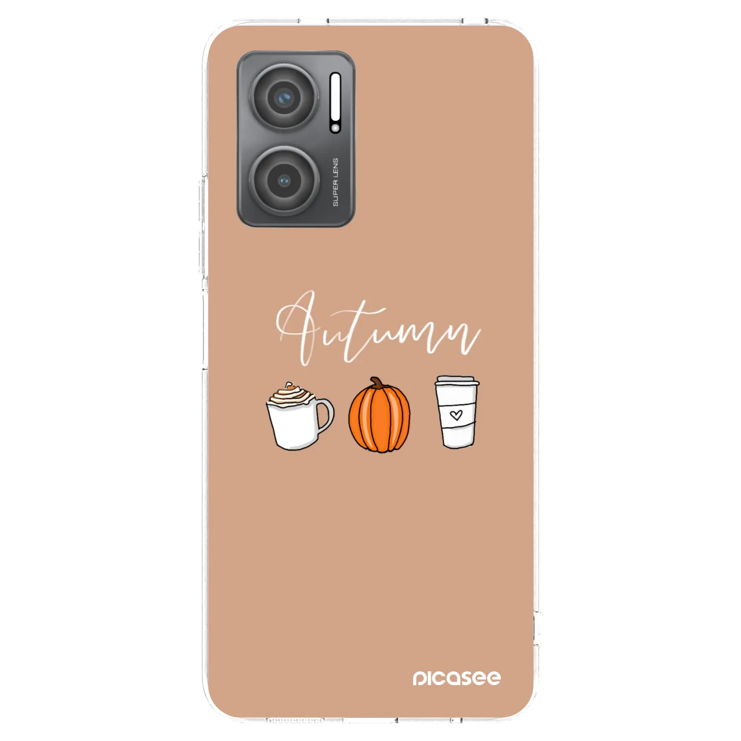 Picasee silikonska prozirna maskica za Xiaomi Redmi 10 5G - Autumn