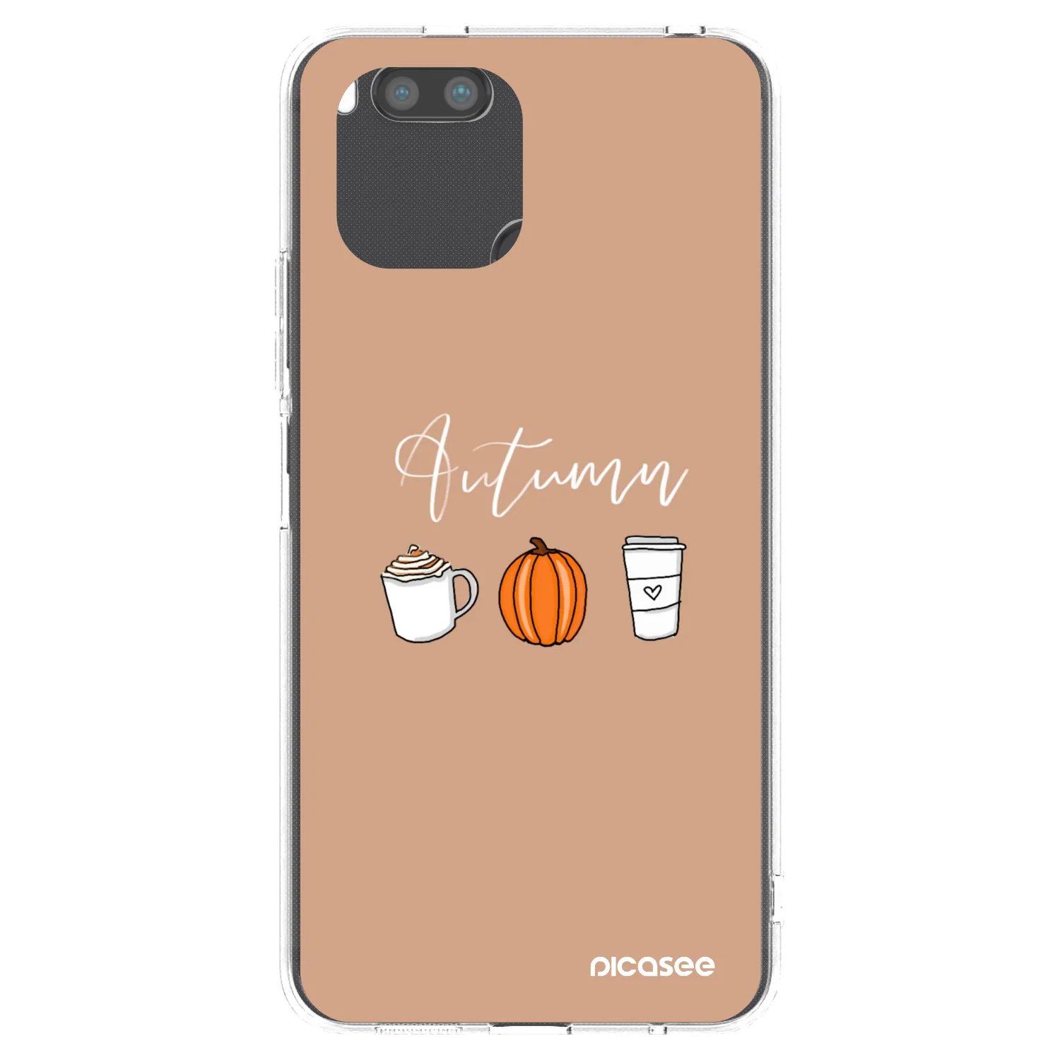 Picasee silikonska prozirna maskica za Xiaomi Redmi A1 - Autumn
