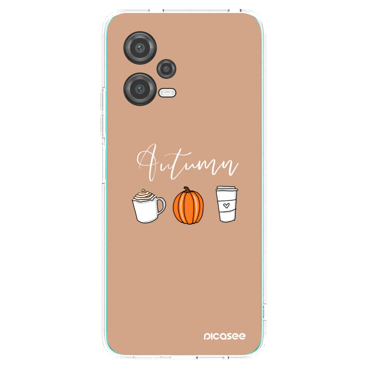 Picasee silikonska prozirna maskica za Xiaomi Poco X5 - Autumn