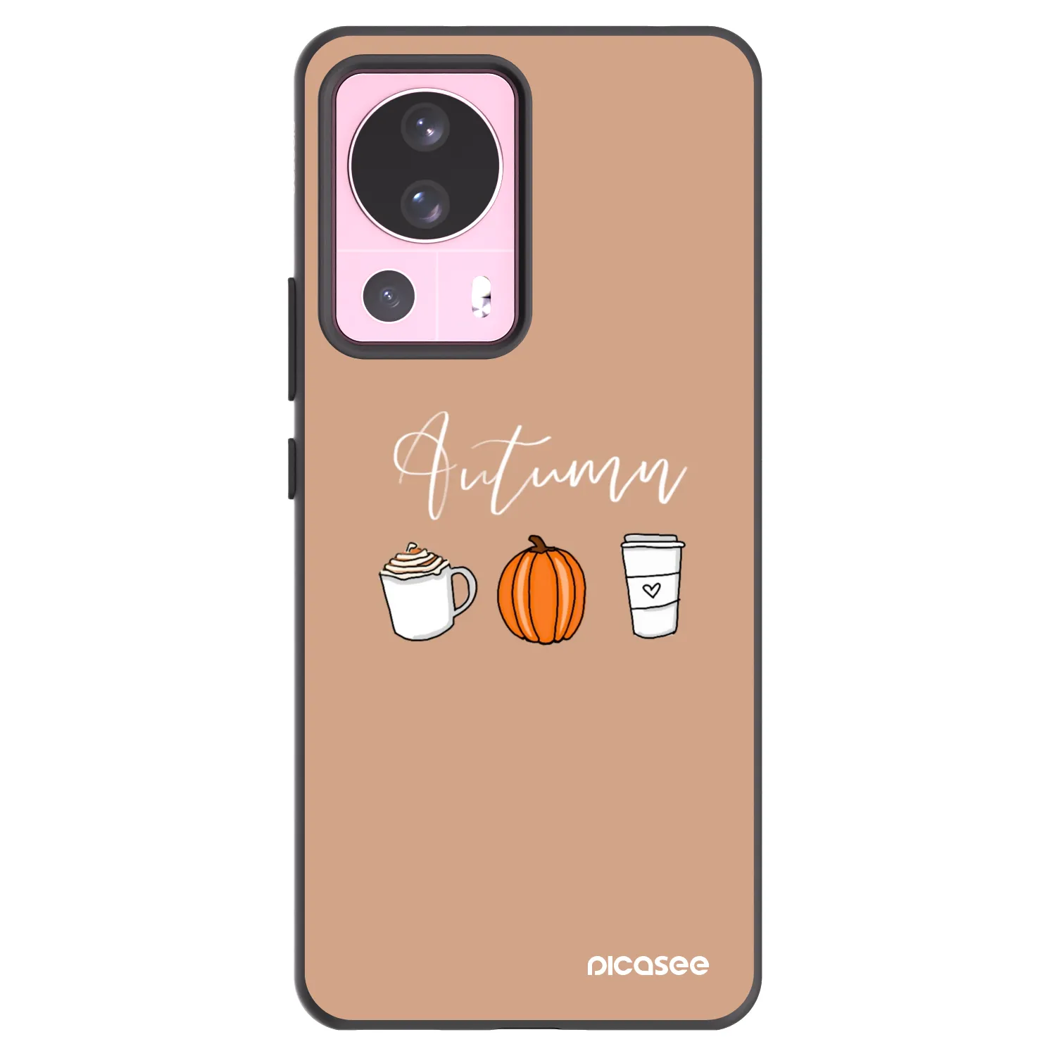 Picasee crna silikonska maskica za Xiaomi 13 Lite - Autumn
