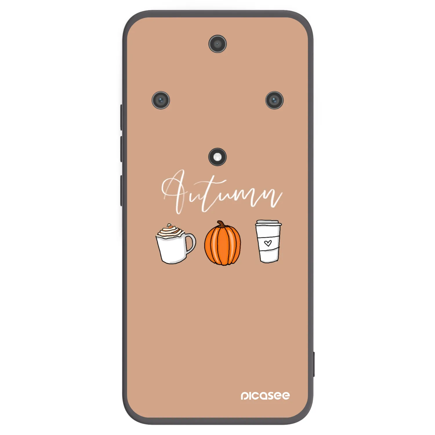 Picasee crna silikonska maskica za Honor Magic5 Lite 5G - Autumn