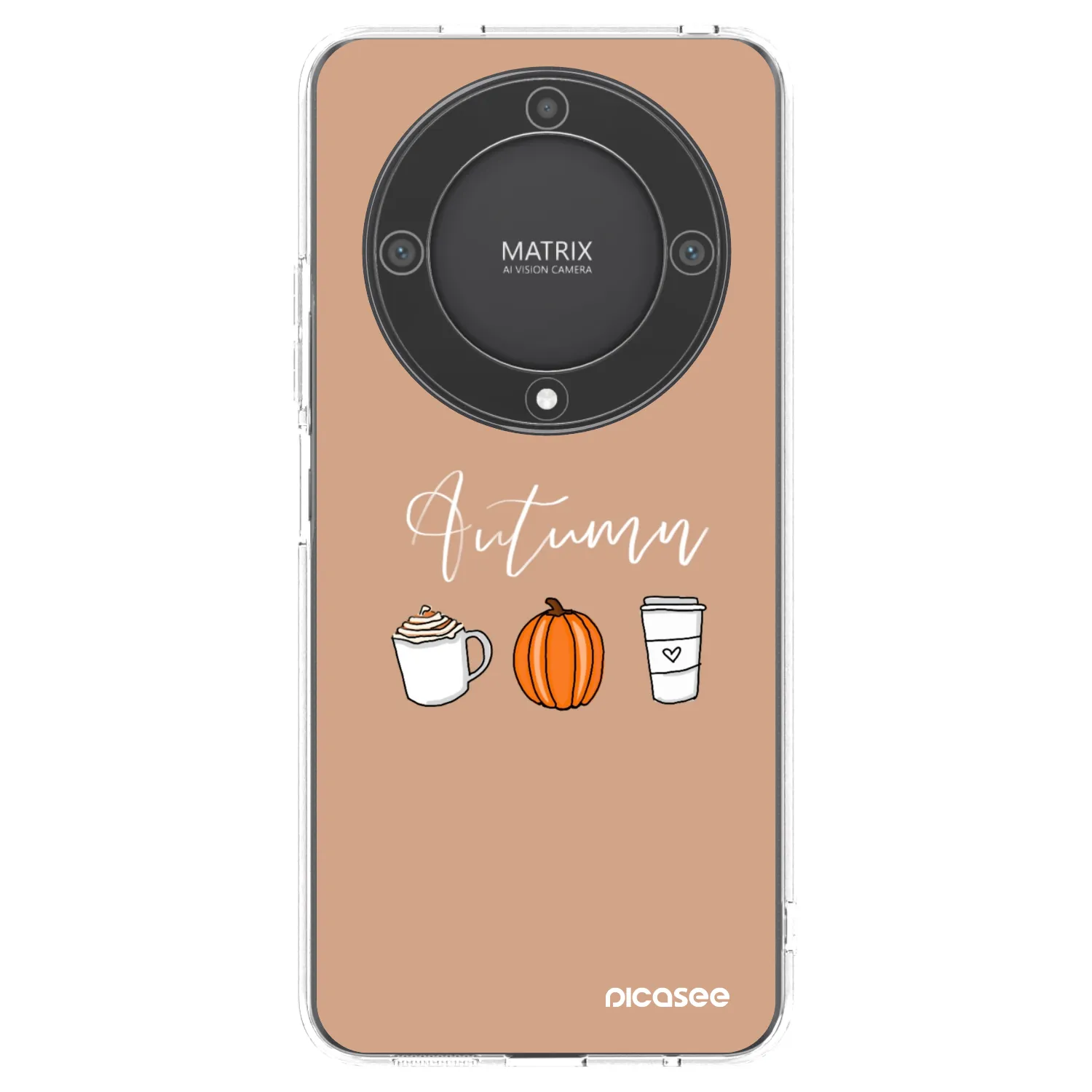 Picasee silikonska prozirna maskica za Honor Magic5 Lite 5G - Autumn