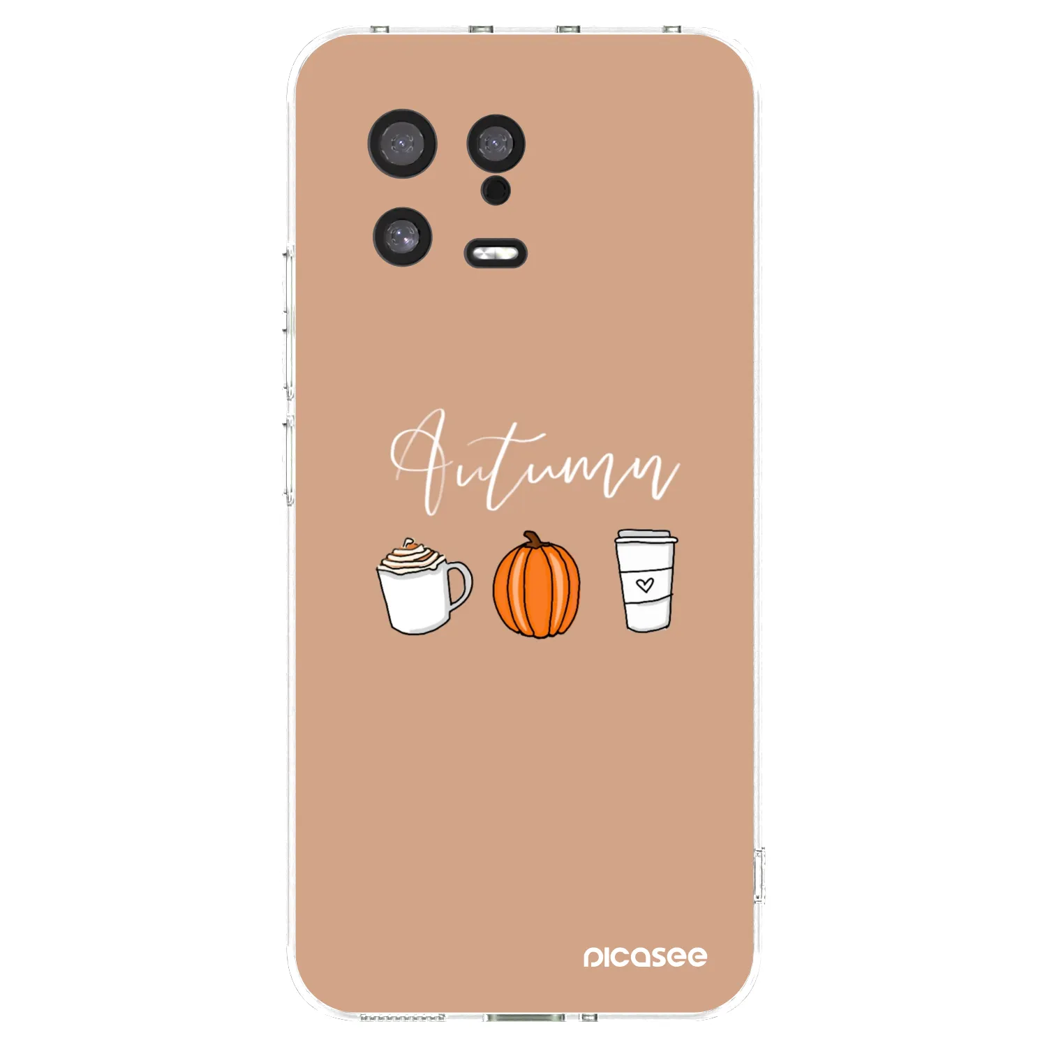 Picasee silikonska prozirna maskica za Xiaomi 13 - Autumn