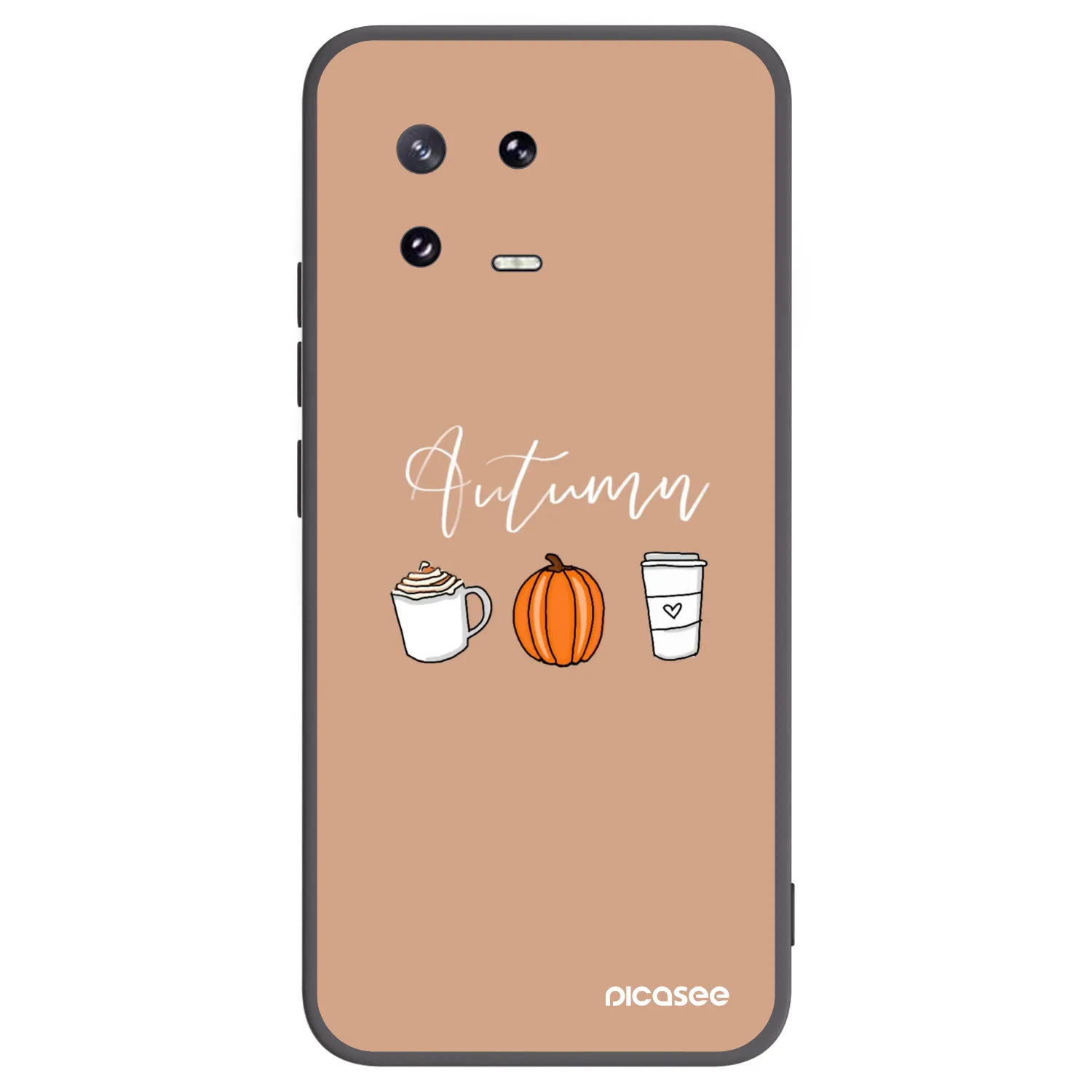 Picasee crna silikonska maskica za Xiaomi 13 Pro - Autumn