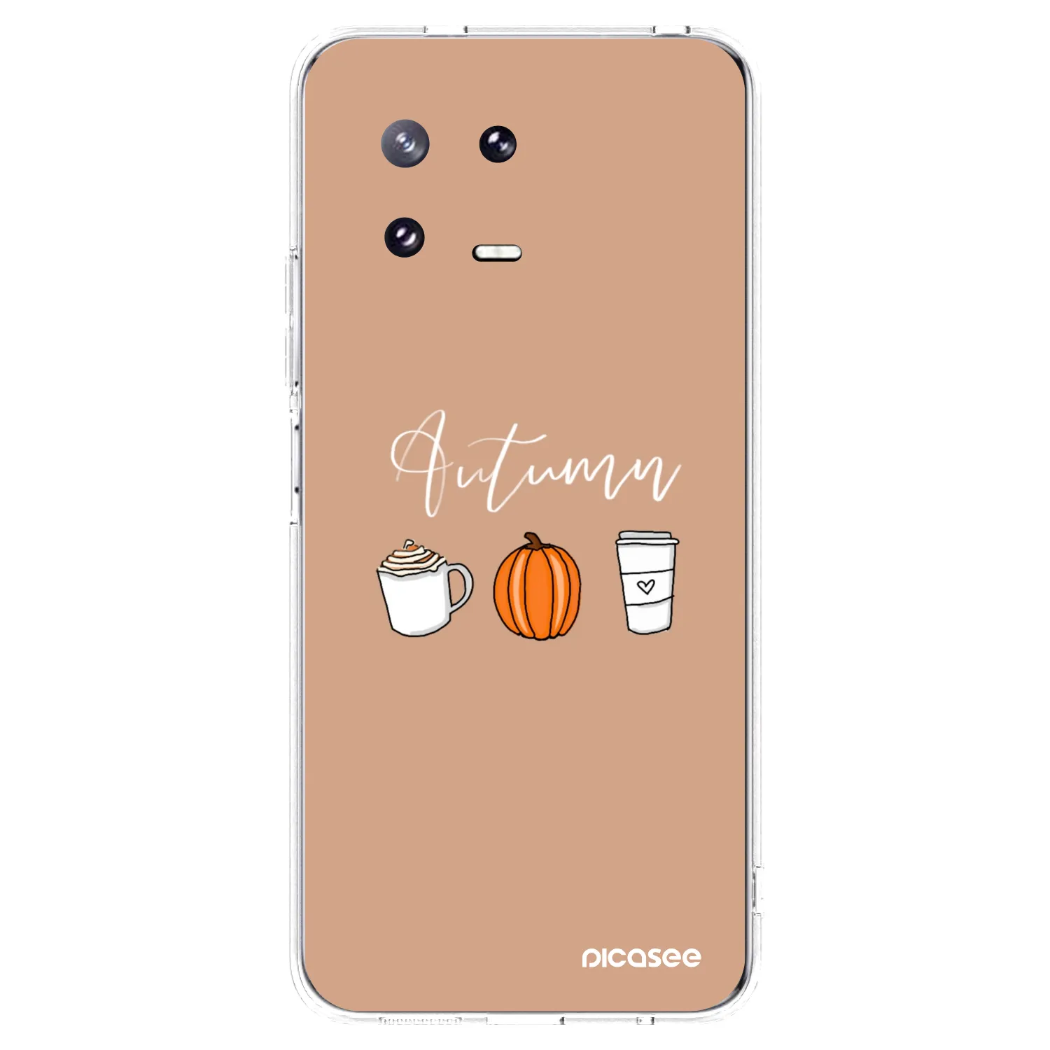 Picasee silikonska prozirna maskica za Xiaomi 13 Pro - Autumn