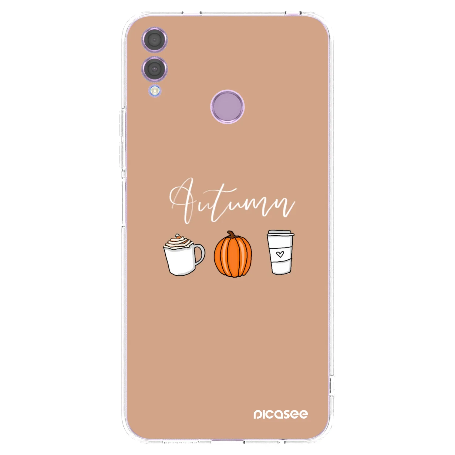 Picasee silikonska prozirna maskica za Honor 8X - Autumn