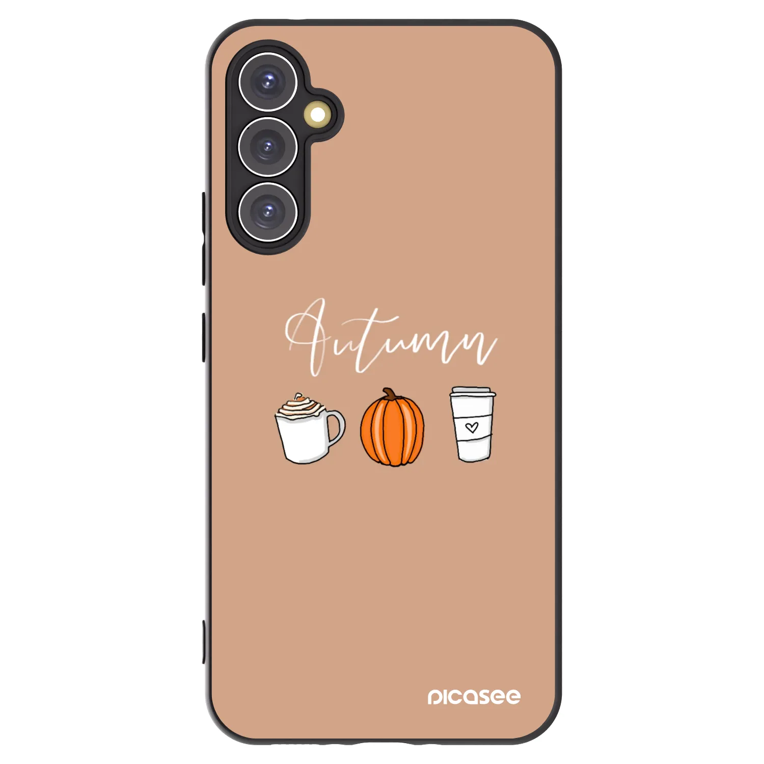 Picasee crna silikonska maskica za Samsung Galaxy A34 5G A346B - Autumn