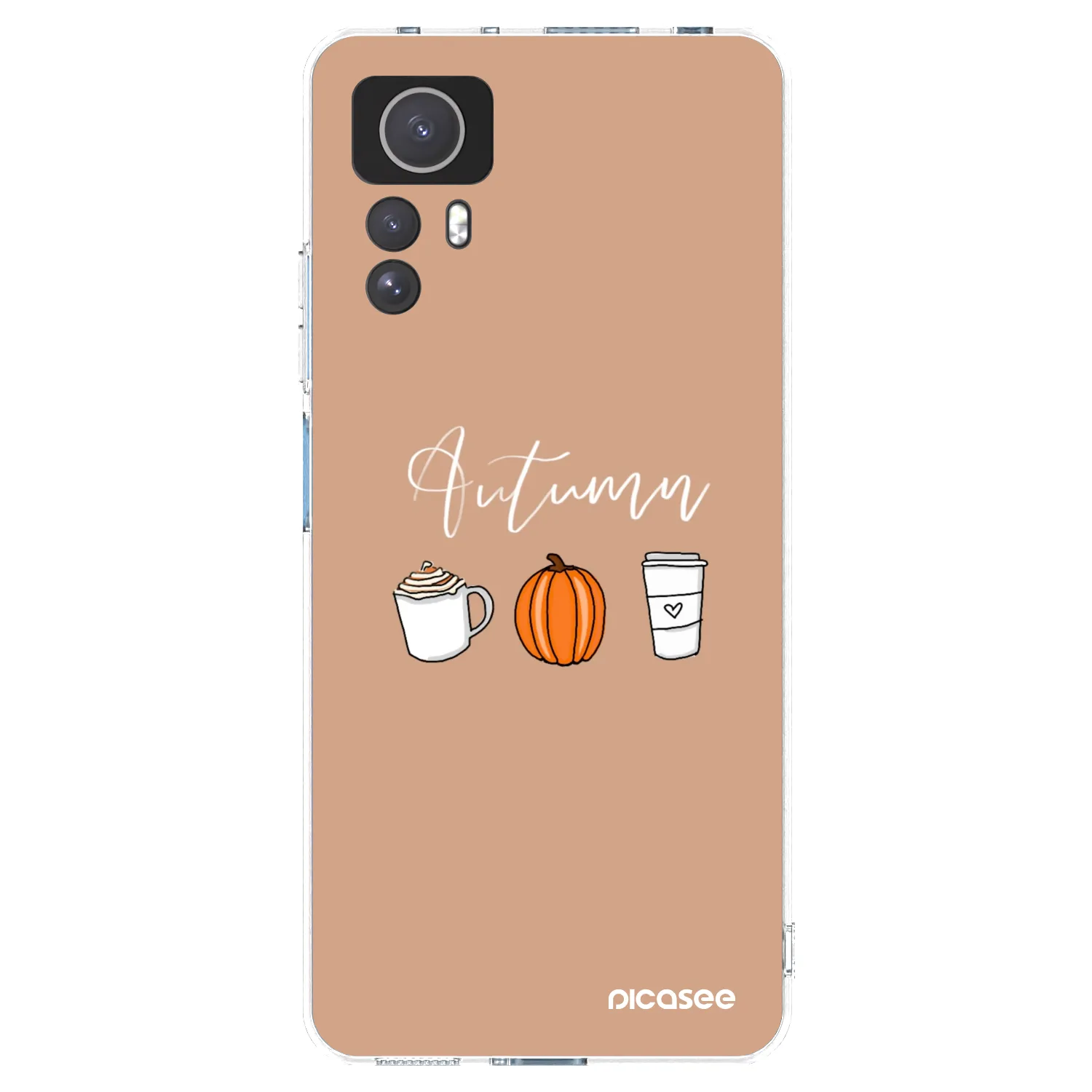 Picasee silikonska prozirna maskica za Xiaomi Redmi Note 12S - Autumn