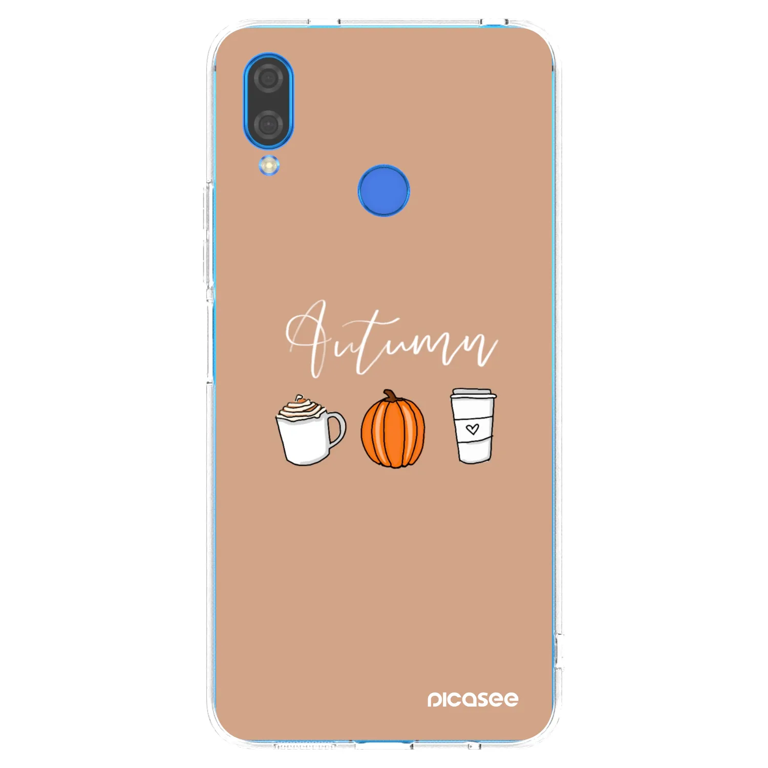 Picasee silikonska prozirna maskica za Huawei Nova 3 - Autumn