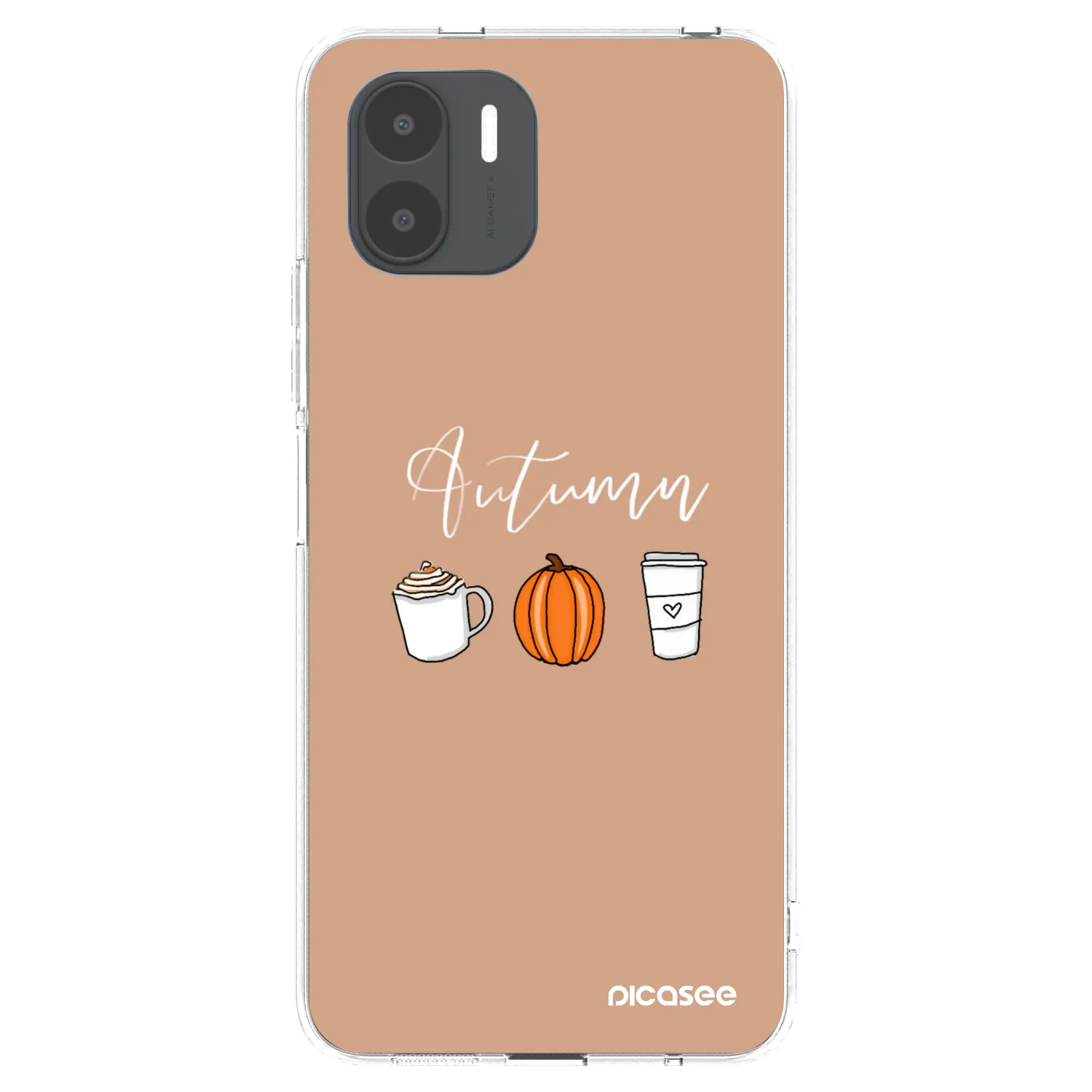 Picasee silikonska prozirna maskica za Xiaomi Redmi A2 - Autumn